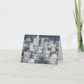 Kerstdorp Scene Kaart (Voorkant)