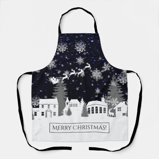 Kerstdorp Schort (Voorkant)