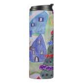 kerstdorp thermosbeker (Gedraaid links)