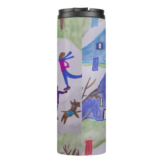 kerstdorp thermosbeker (Achterkant)