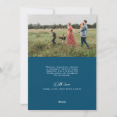 Kerstdorp Twee foto Kerstkaart (Achterkant)