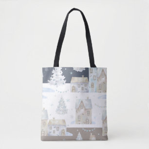 Kerstdorp Winter Holiday Shoping Draagtas