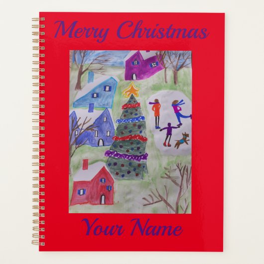 kerstdorpspanner planner (Voorkant)