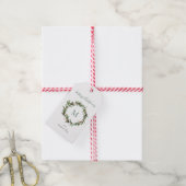 Kerstdraad Monogram Kerstmis  Cadeaulabel (Met Touw)