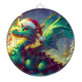 Kerstdraak (3) dartbord (Voorkant)