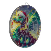Kerstdraak (3) dartbord (Voorkant Links)