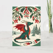 Kerstdraak Kaart (Voorkant)