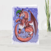 Kerstdraak Kaart (Voorkant)
