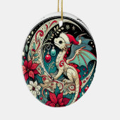 Kerstdraak Keramisch Ornament (Rechts)