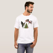 Kerstdraak Mythische vakantie T-shirt (Voorkant volledig)
