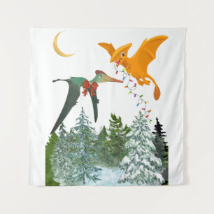 Kerstdrakenwandtapijt Wandkleed