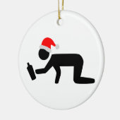 Kerstdrankje Keramisch Ornament (Links)