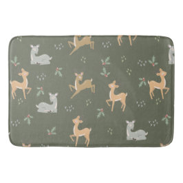 Kerstdroger naadloos patroon badmat