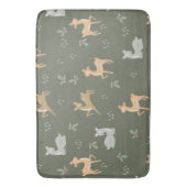 Kerstdroger naadloos patroon badmat (Voorkant Verticaal)