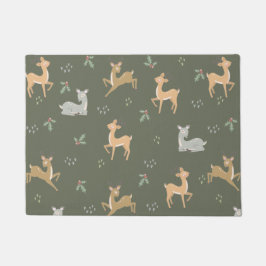 Kerstdroger naadloos patroon deurmat