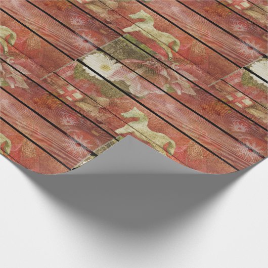 kerstdromen cadeaupapier (Hoek)