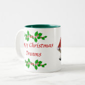 Kerstdromen Cat Nap Mok (Voorkant links)
