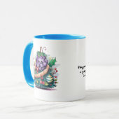 kerstdruif mok (Voorkant links)