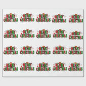 Kerstdruk Cadeaupapier (Vlak)