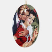  kerstdruk van 1940 keramisch ornament (Links)