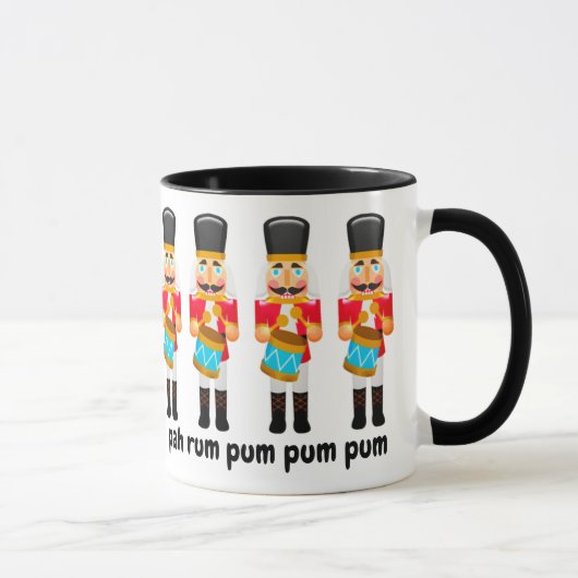 kerstdrummer Boy Nutcrackers Drummer Mok (Rechts)