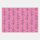 Kerstdruppels! Vakantiegeld cadeauverpakking Inpakpapier Vel (Voorkant 2)