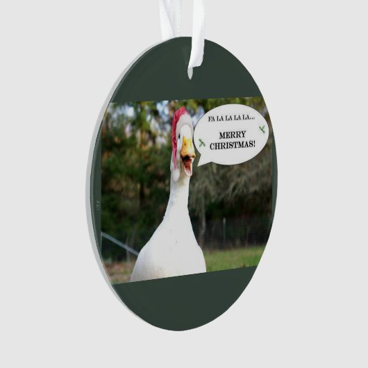 Kerstduck Ornament (voorkant)