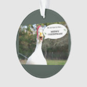 Kerstduck Ornament (voorkant)