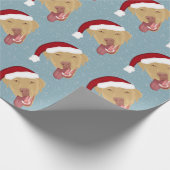 KerstDudley Labrador Cadeaupapier (Hoek)