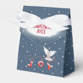 Kerstduif met Joy Bedankdoosjes (Voorkant Zijde)