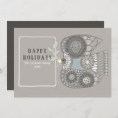 KERSTDUIF van VREDE Wenskaart Feestdagenkaart (Voorkant / Achterkant)