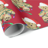 Kerstduitenbier in licht cadeaupapier (Rol Hoek)