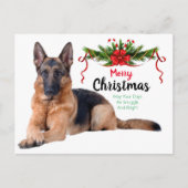 KerstDuits Wenskaart Shepherd Feestdagenkaart (Voorkant)