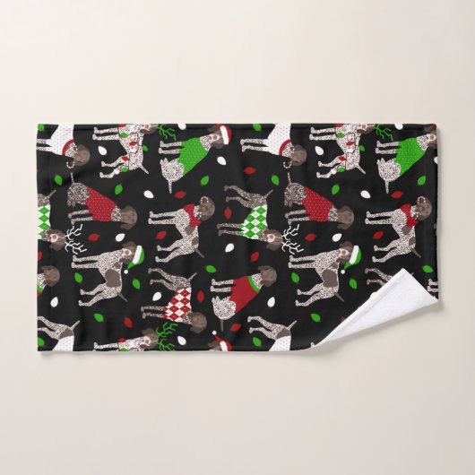 KerstDuitse Shorthaired Pointer Bad Handdoek (Handdoek)