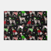 KerstDuitse Shorthaired Pointer Doormat Deurmat (Voorkant)