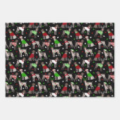 KerstDuitse Shorthaired Pointer Inpakpapier Vel (Voorkant 3)