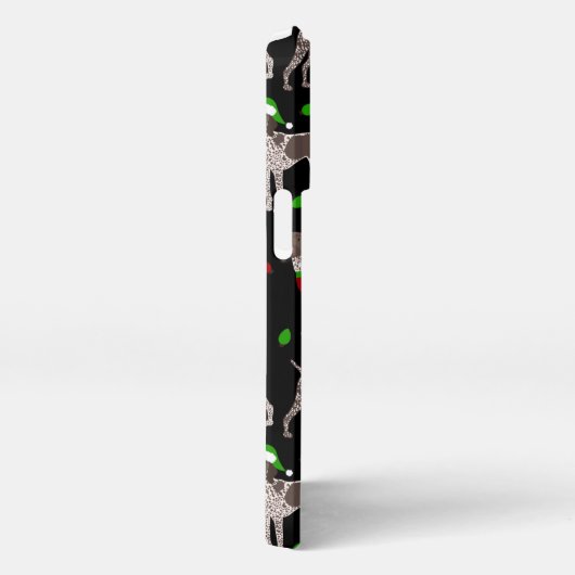 KerstDuitse Shorthaired Pointer iPhone Hoesje (Rechterkant)