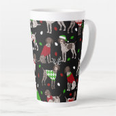 KerstDuitse Shorthaired Pointer Latte Mok (Rechterhoek)