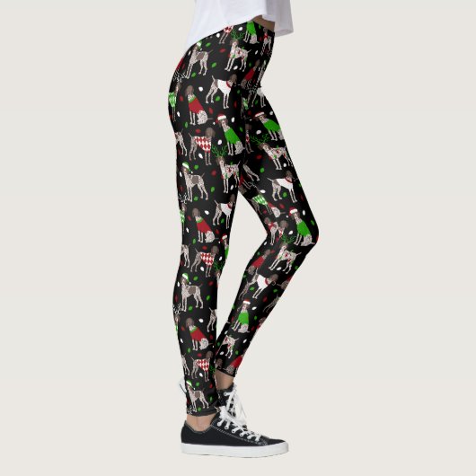 KerstDuitse Shorthaired Pointer Leggings (Rechts)