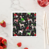 KerstDuitse Shorthaired Pointer Napkins Servet (Insitu)
