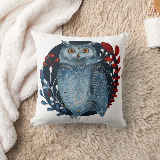  kerstduitse uil kussen (Deken)