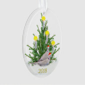 kerstduiven ornament (voorkant)