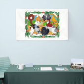 kerstduiven spandoek (Beurs)