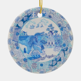 Kerstdystopie Ornamed by Rhonda Stewart Keramisch Ornament