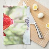 Kersteekhoorn bij Happy Hour Theedoek (Quarter Fold)