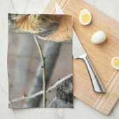 kersteekhoorn theedoek (Quarter Fold)