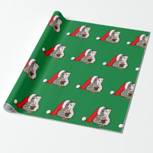 kerstegel cadeaupapier