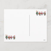 kerstegel feestdagenkaart (Achterkant)