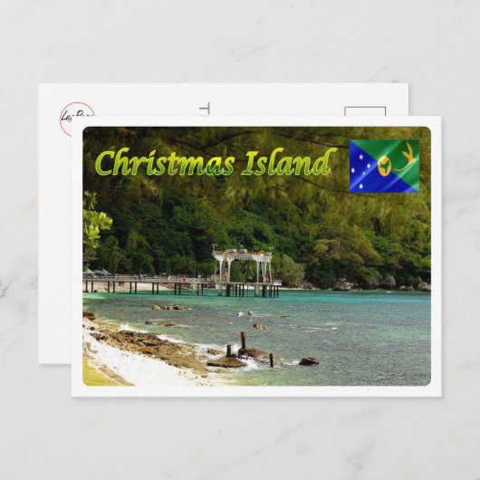 Kersteiland - briefkaart (Voorkant / Achterkant)
