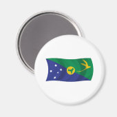 Kersteiland Flag Magnet Magneet (Voorkant / Achterkant)